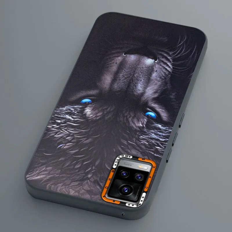 Dark Elegant Wild Creatures Printed Back Cases For Vivo V20