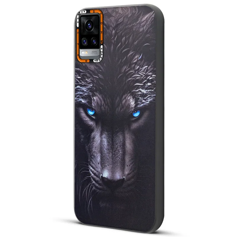 Dark Elegant Wild Creatures Printed Back Cases For Vivo V20