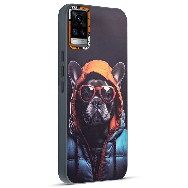 Dark Elegant Wild Creatures Printed Back Cases For Vivo V20