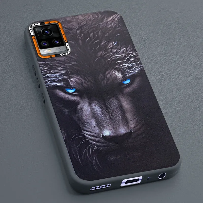 Dark Elegant Wild Creatures Printed Back Cases For Vivo V20