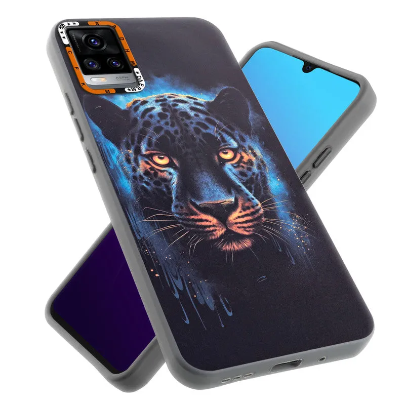Dark Elegant Wild Creatures Printed Back Cases For Vivo V20