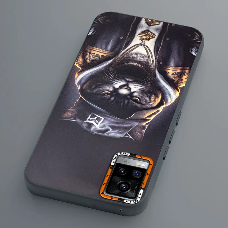 Dark Elegant Wild Creatures Printed Back Cases For Vivo V20