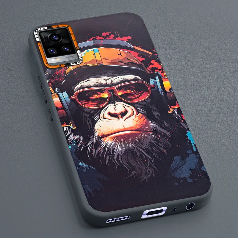 Dark Elegant Wild Creatures Printed Back Cases For Vivo V20
