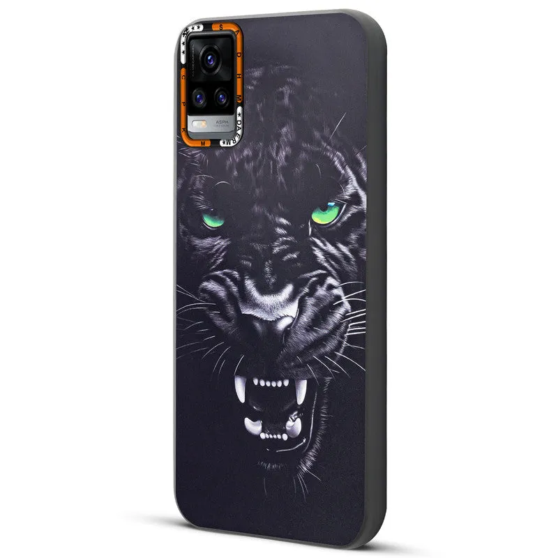 Dark Elegant Wild Creatures Printed Back Cases For Vivo V20