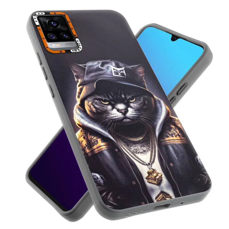 Dark Elegant Wild Creatures Printed Back Cases For Vivo V20