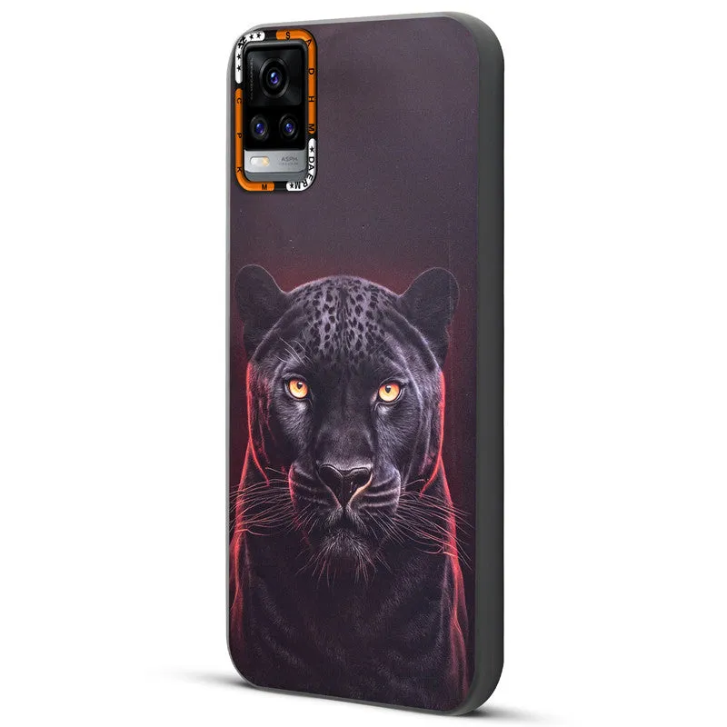 Dark Elegant Wild Creatures Printed Back Cases For Vivo V20