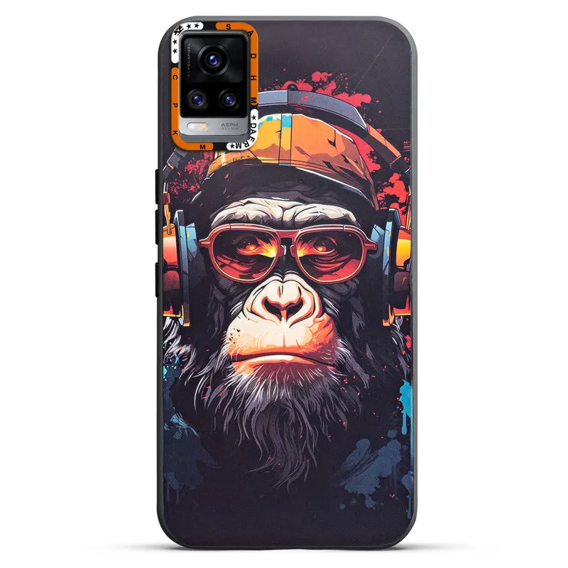 Dark Elegant Wild Creatures Printed Back Cases For Vivo V20