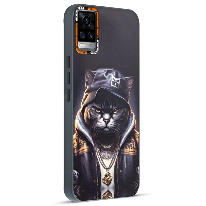 Dark Elegant Wild Creatures Printed Back Cases For Vivo V20