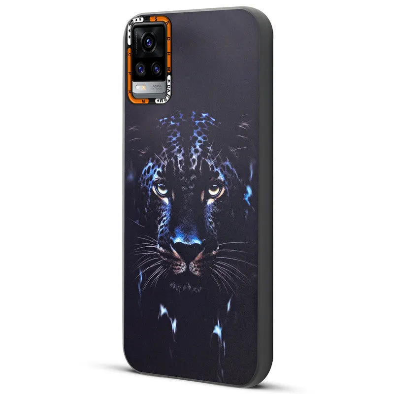 Dark Elegant Wild Creatures Printed Back Cases For Vivo V20