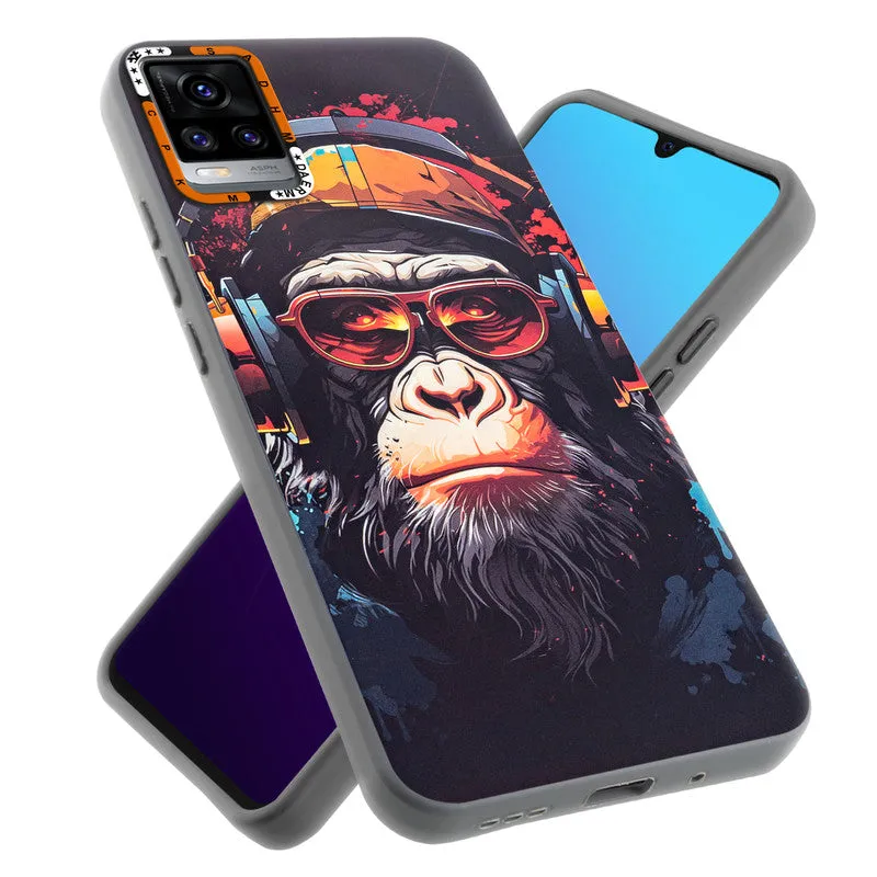 Dark Elegant Wild Creatures Printed Back Cases For Vivo V20