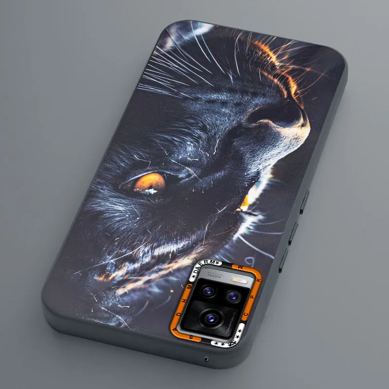 Dark Elegant Wild Creatures Printed Back Cases For Vivo V20