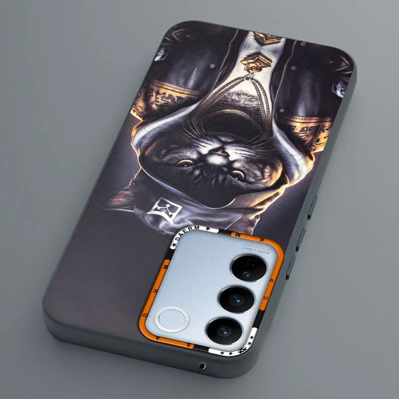 Dark Elegant Wild Creatures Printed Back Cases For Vivo V27 Pro 5G