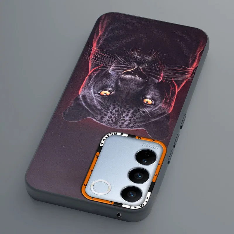 Dark Elegant Wild Creatures Printed Back Cases For Vivo V27 Pro 5G