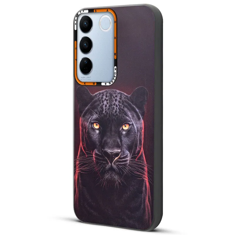 Dark Elegant Wild Creatures Printed Back Cases For Vivo V27 Pro 5G