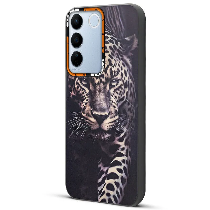 Dark Elegant Wild Creatures Printed Back Cases For Vivo V27 Pro 5G
