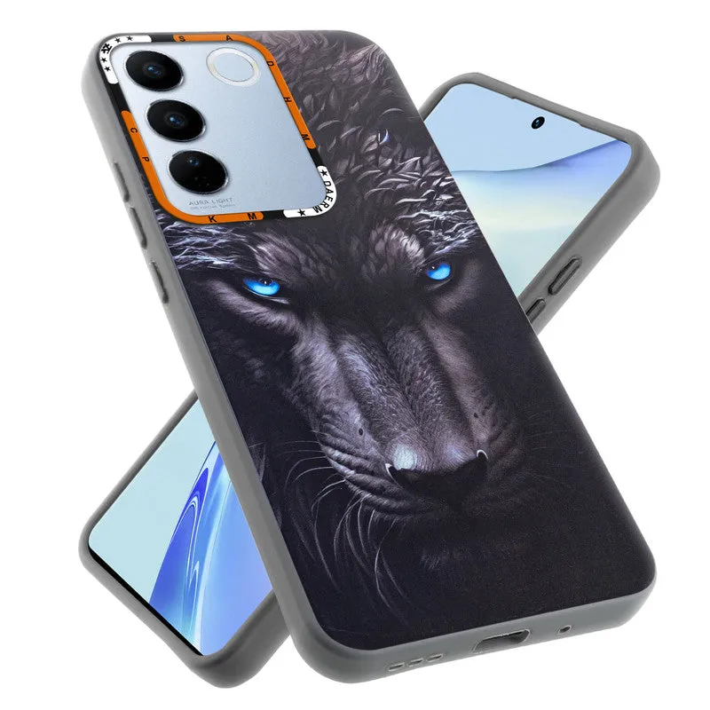 Dark Elegant Wild Creatures Printed Back Cases For Vivo V27 Pro 5G
