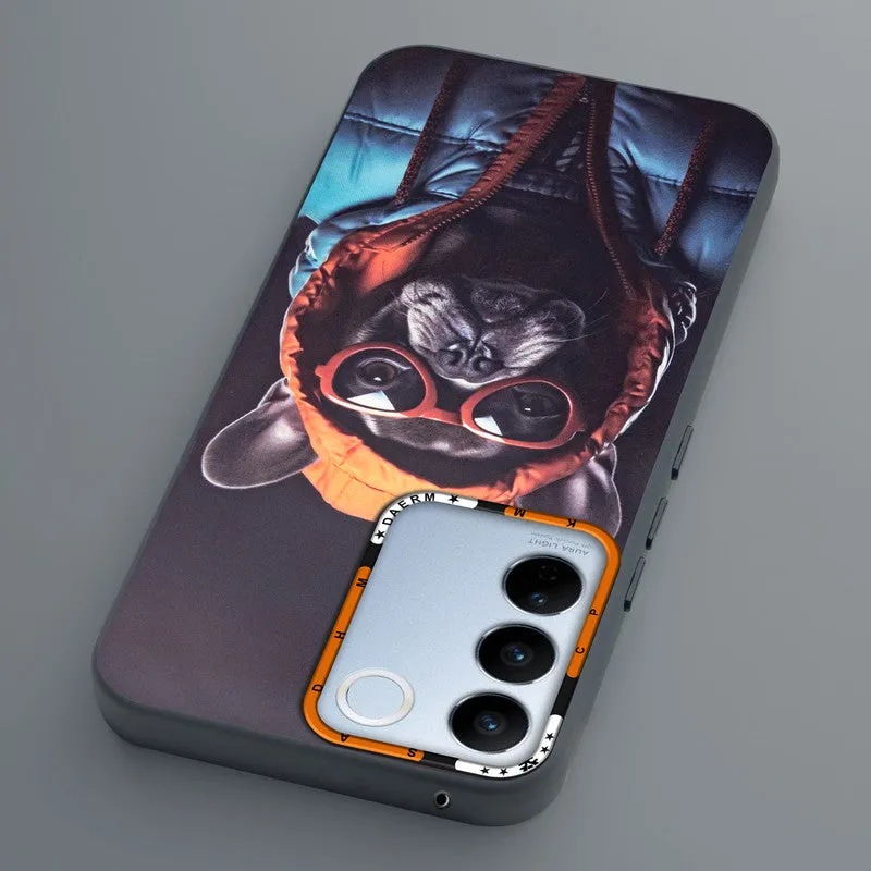 Dark Elegant Wild Creatures Printed Back Cases For Vivo V27 Pro 5G
