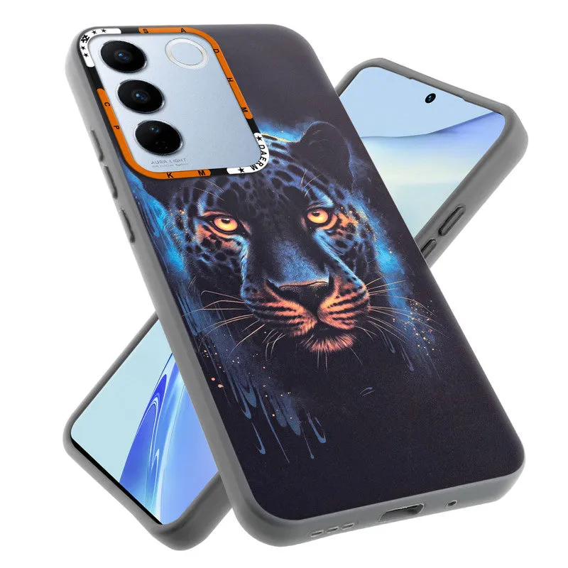 Dark Elegant Wild Creatures Printed Back Cases For Vivo V27 Pro 5G