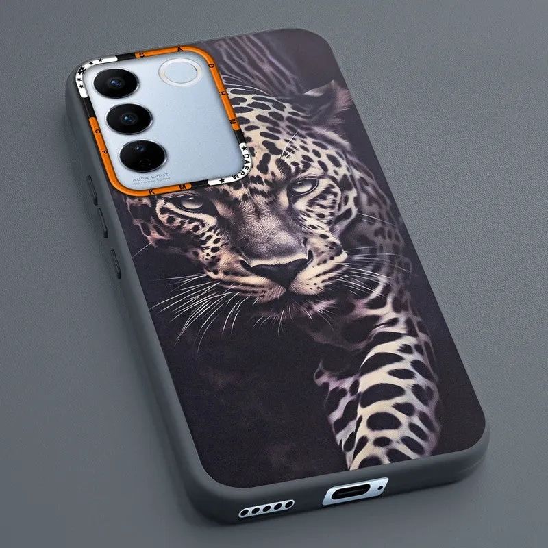Dark Elegant Wild Creatures Printed Back Cases For Vivo V27 Pro 5G