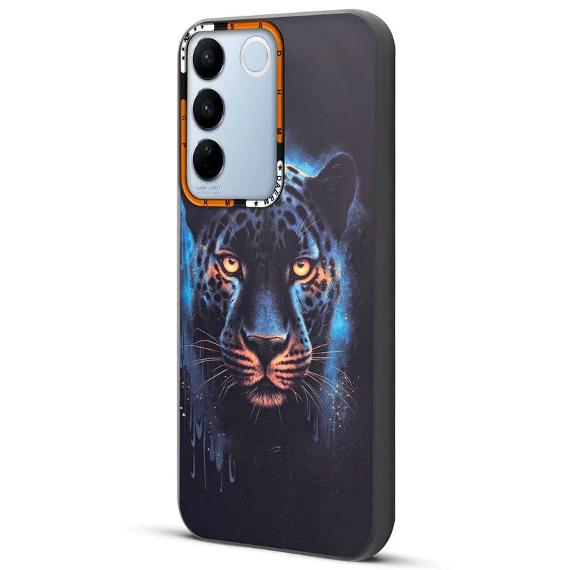 Dark Elegant Wild Creatures Printed Back Cases For Vivo V27 Pro 5G