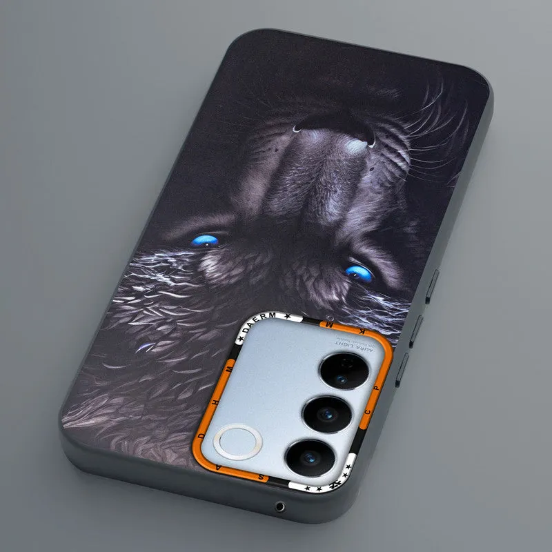 Dark Elegant Wild Creatures Printed Back Cases For Vivo V27 Pro 5G
