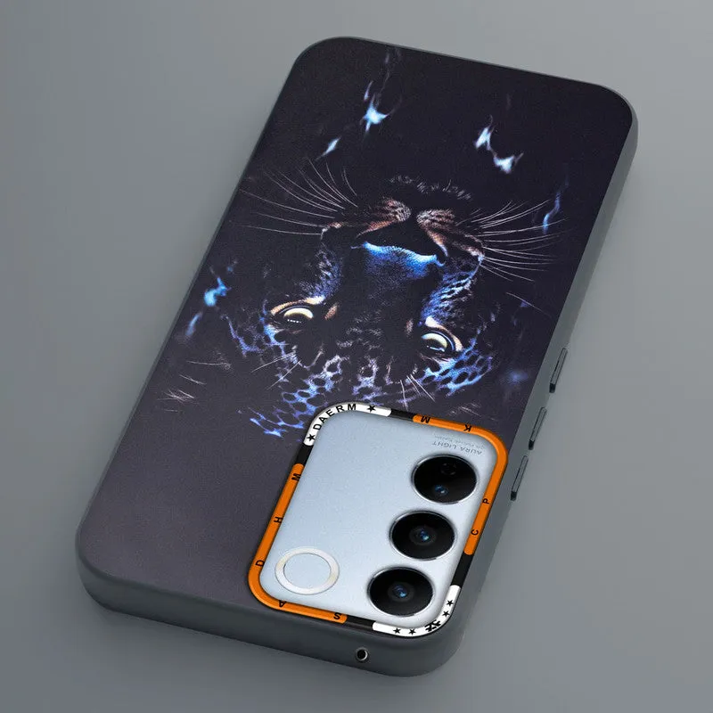 Dark Elegant Wild Creatures Printed Back Cases For Vivo V27 Pro 5G