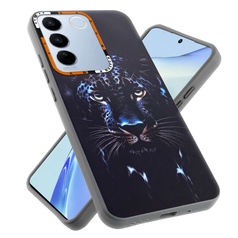 Dark Elegant Wild Creatures Printed Back Cases For Vivo V27 Pro 5G