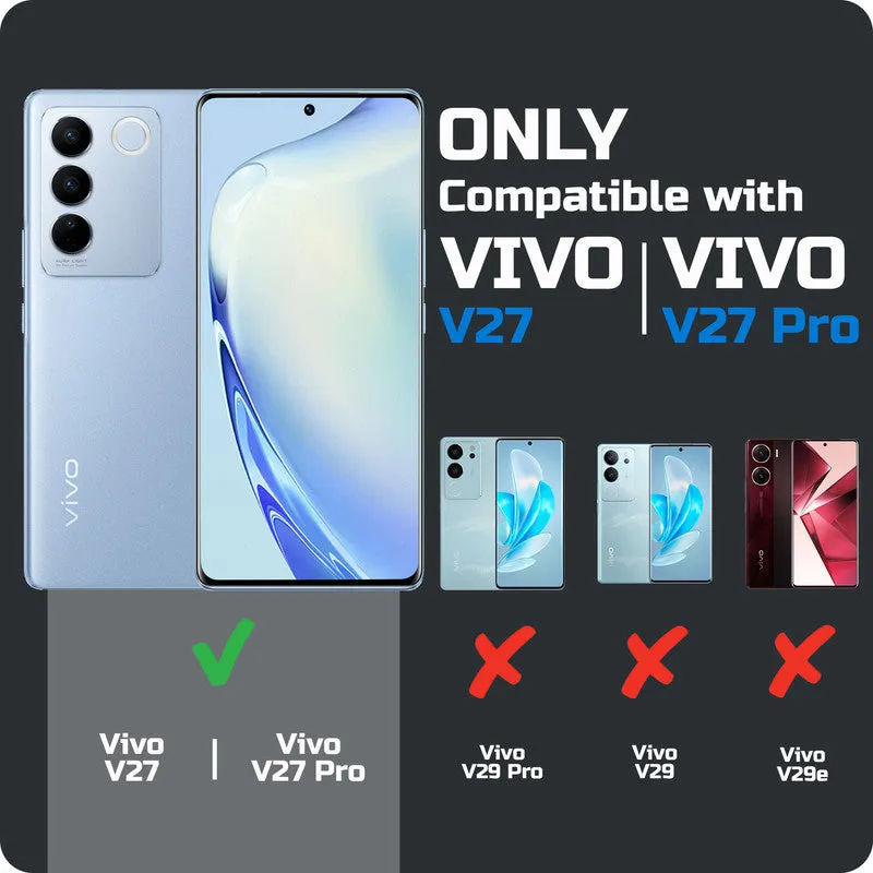 Dark Elegant Wild Creatures Printed Back Cases For Vivo V27 Pro 5G