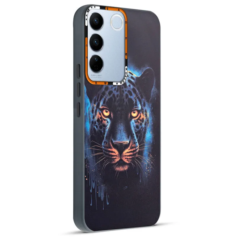 Dark Elegant Wild Creatures Printed Back Cases For Vivo V27 Pro 5G