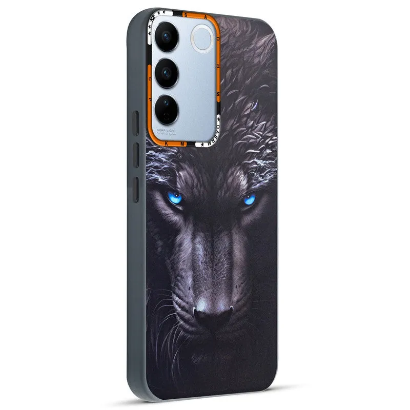 Dark Elegant Wild Creatures Printed Back Cases For Vivo V27 Pro 5G