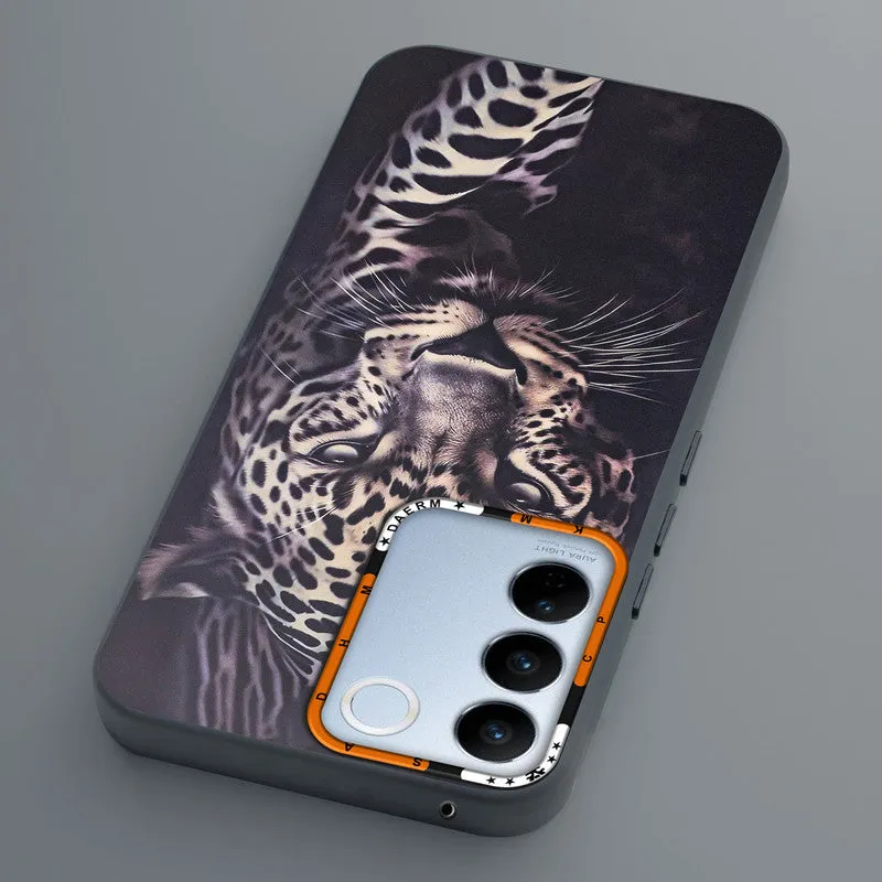 Dark Elegant Wild Creatures Printed Back Cases For Vivo V27 Pro 5G