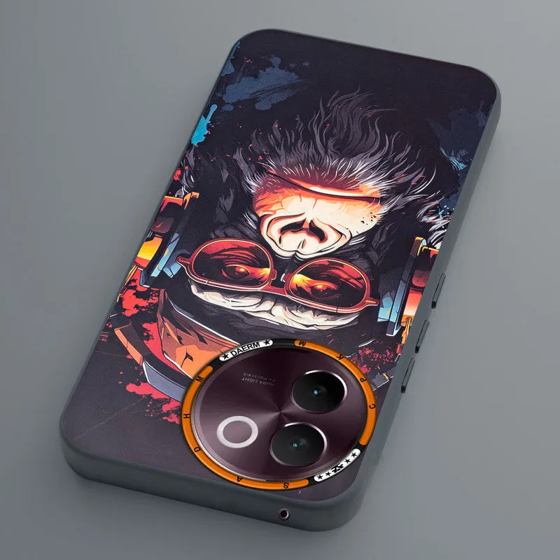 Dark Elegant Wild Creatures Printed Back Cases For Vivo V30e 5G