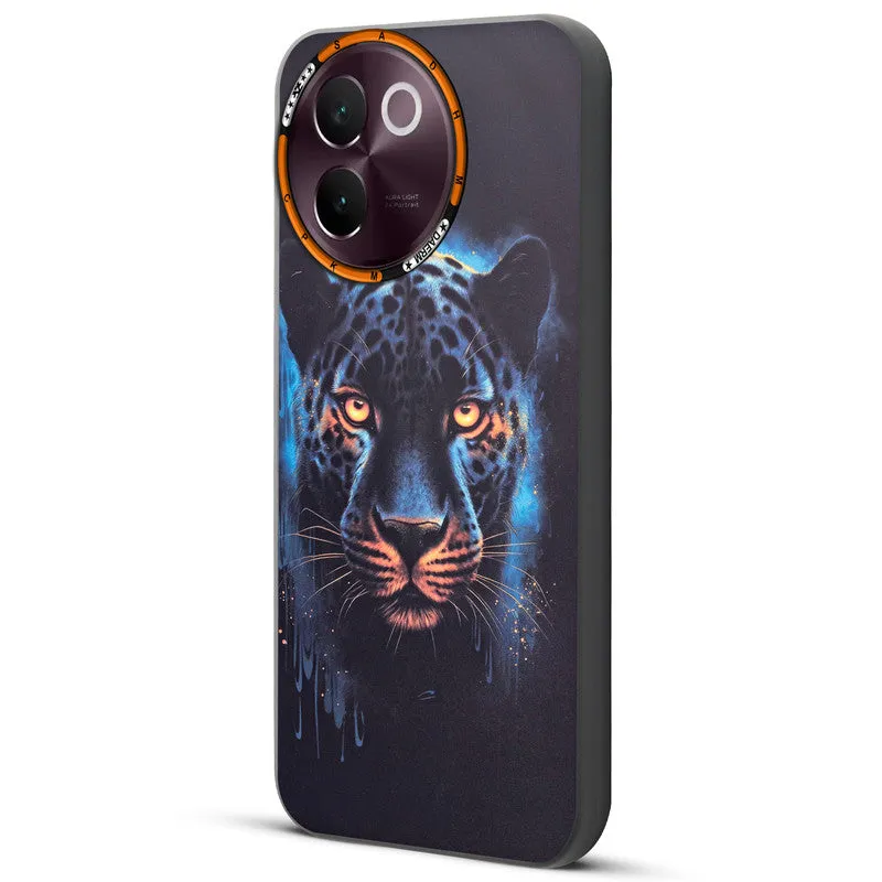 Dark Elegant Wild Creatures Printed Back Cases For Vivo V30e 5G