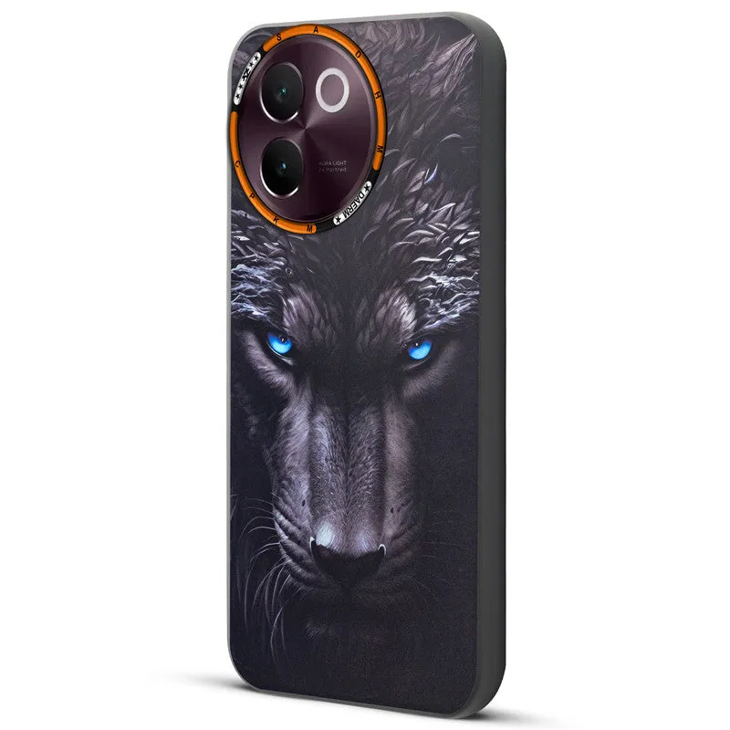 Dark Elegant Wild Creatures Printed Back Cases For Vivo V30e 5G