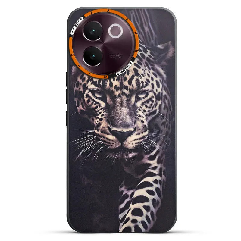 Dark Elegant Wild Creatures Printed Back Cases For Vivo V30e 5G