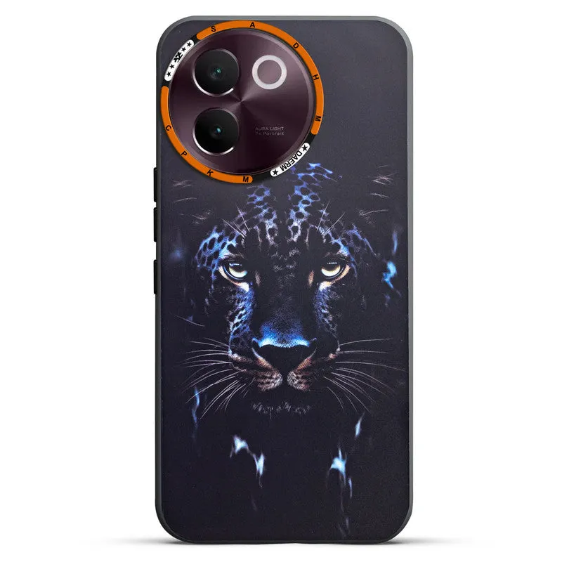 Dark Elegant Wild Creatures Printed Back Cases For Vivo V30e 5G