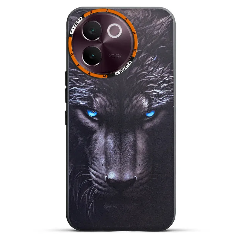 Dark Elegant Wild Creatures Printed Back Cases For Vivo V30e 5G
