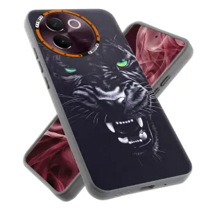 Dark Elegant Wild Creatures Printed Back Cases For Vivo V30e 5G
