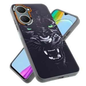Dark Elegant Wild Creatures Printed Back Cases For Vivo Y18e