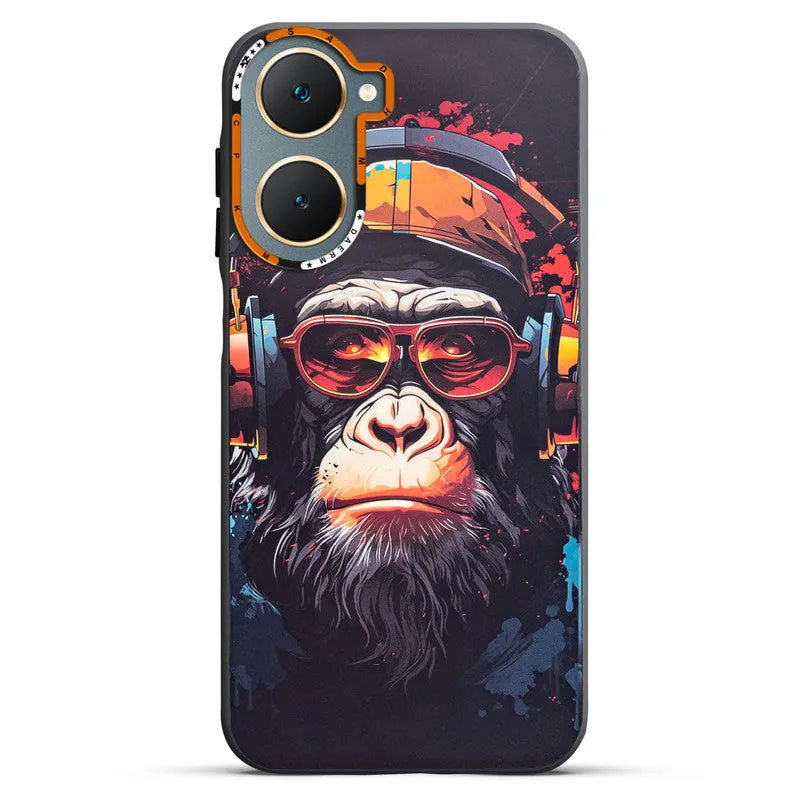 Dark Elegant Wild Creatures Printed Back Cases For Vivo Y18e