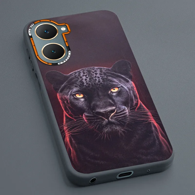 Dark Elegant Wild Creatures Printed Back Cases For Vivo Y18e