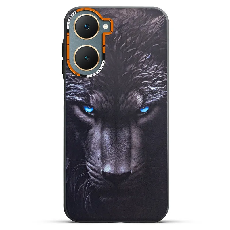 Dark Elegant Wild Creatures Printed Back Cases For Vivo Y18e