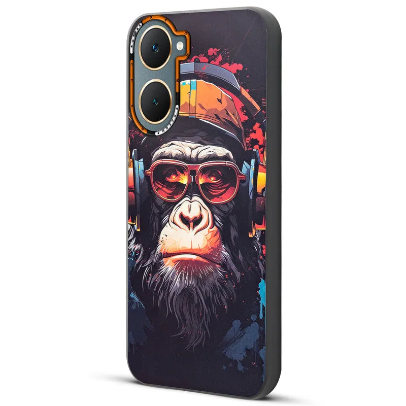 Dark Elegant Wild Creatures Printed Back Cases For Vivo Y18e