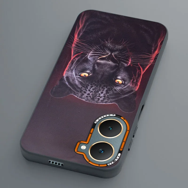 Dark Elegant Wild Creatures Printed Back Cases For Vivo Y18e