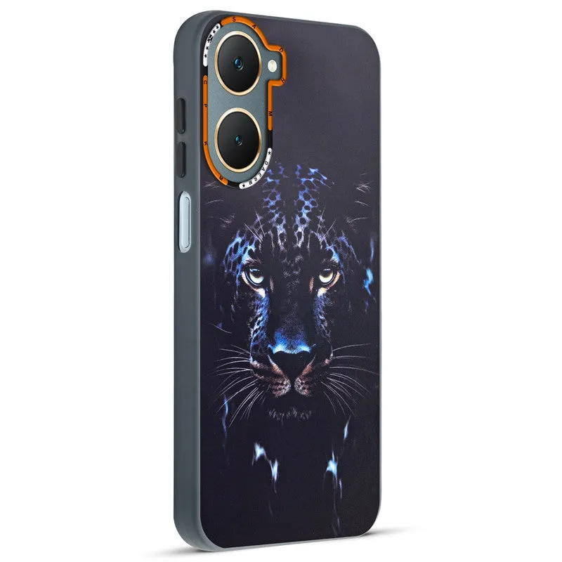Dark Elegant Wild Creatures Printed Back Cases For Vivo Y18e