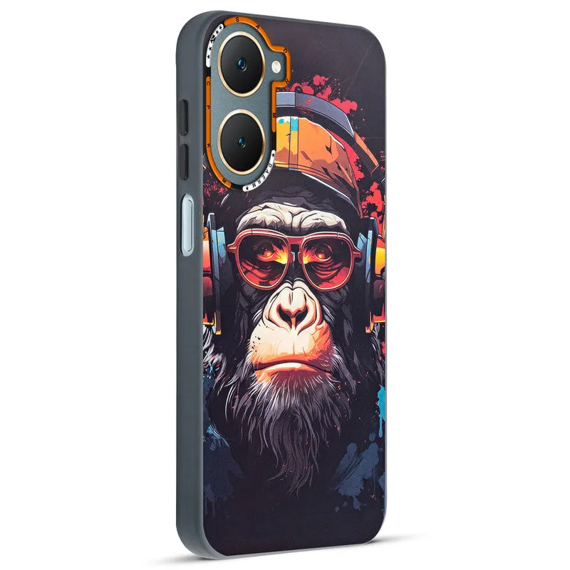Dark Elegant Wild Creatures Printed Back Cases For Vivo Y18e