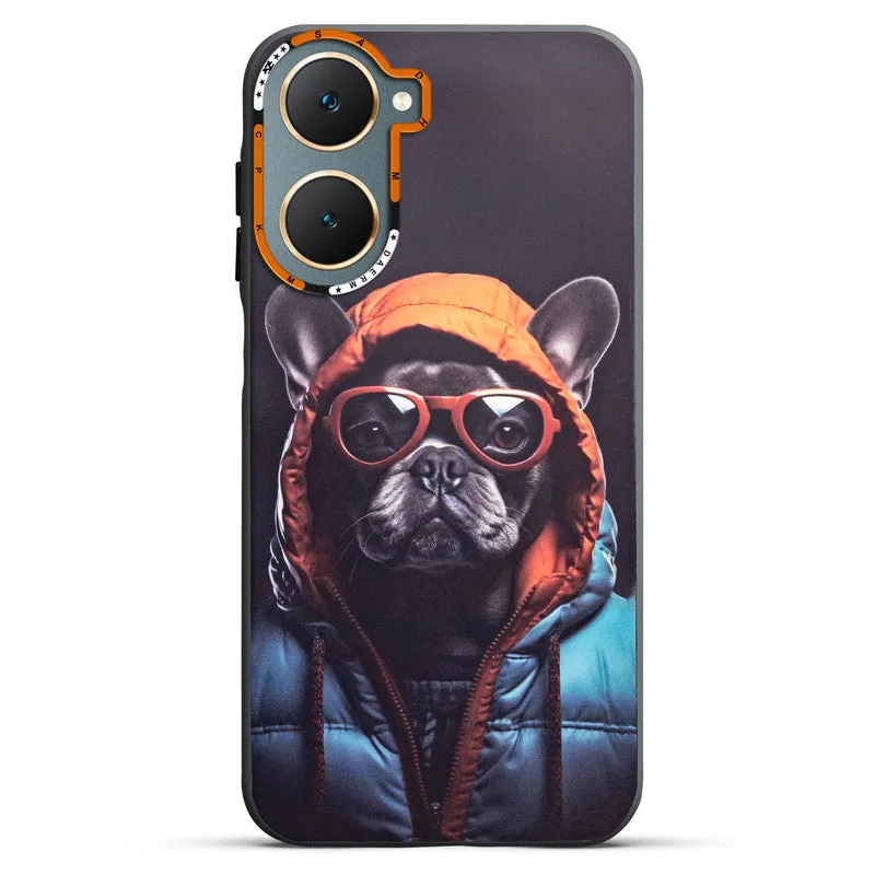 Dark Elegant Wild Creatures Printed Back Cases For Vivo Y18e
