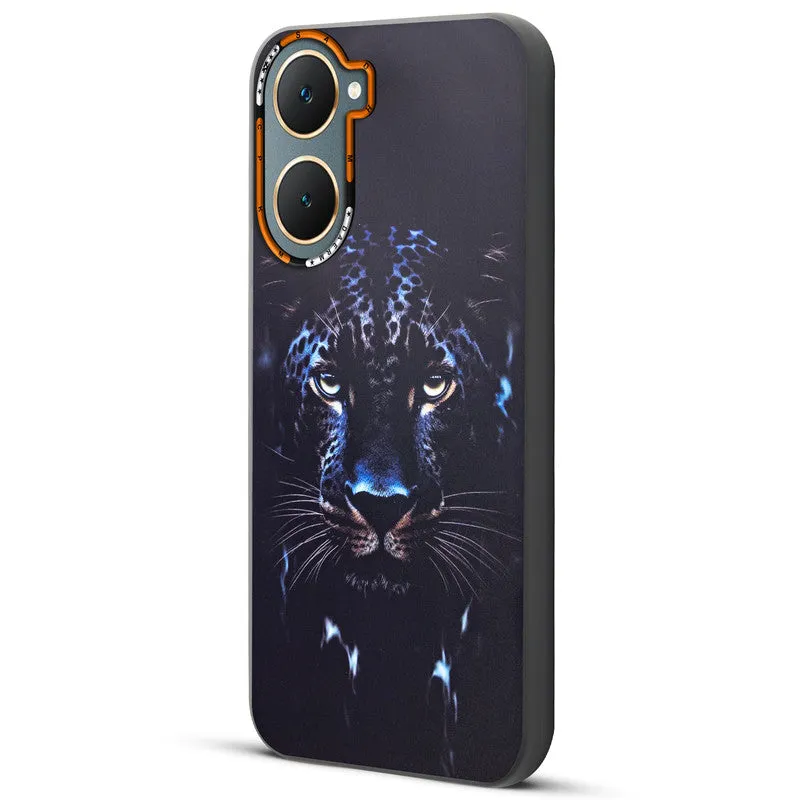 Dark Elegant Wild Creatures Printed Back Cases For Vivo Y18e