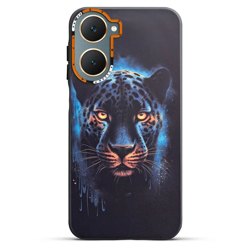 Dark Elegant Wild Creatures Printed Back Cases For Vivo Y18e