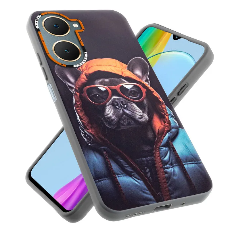 Dark Elegant Wild Creatures Printed Back Cases For Vivo Y18e